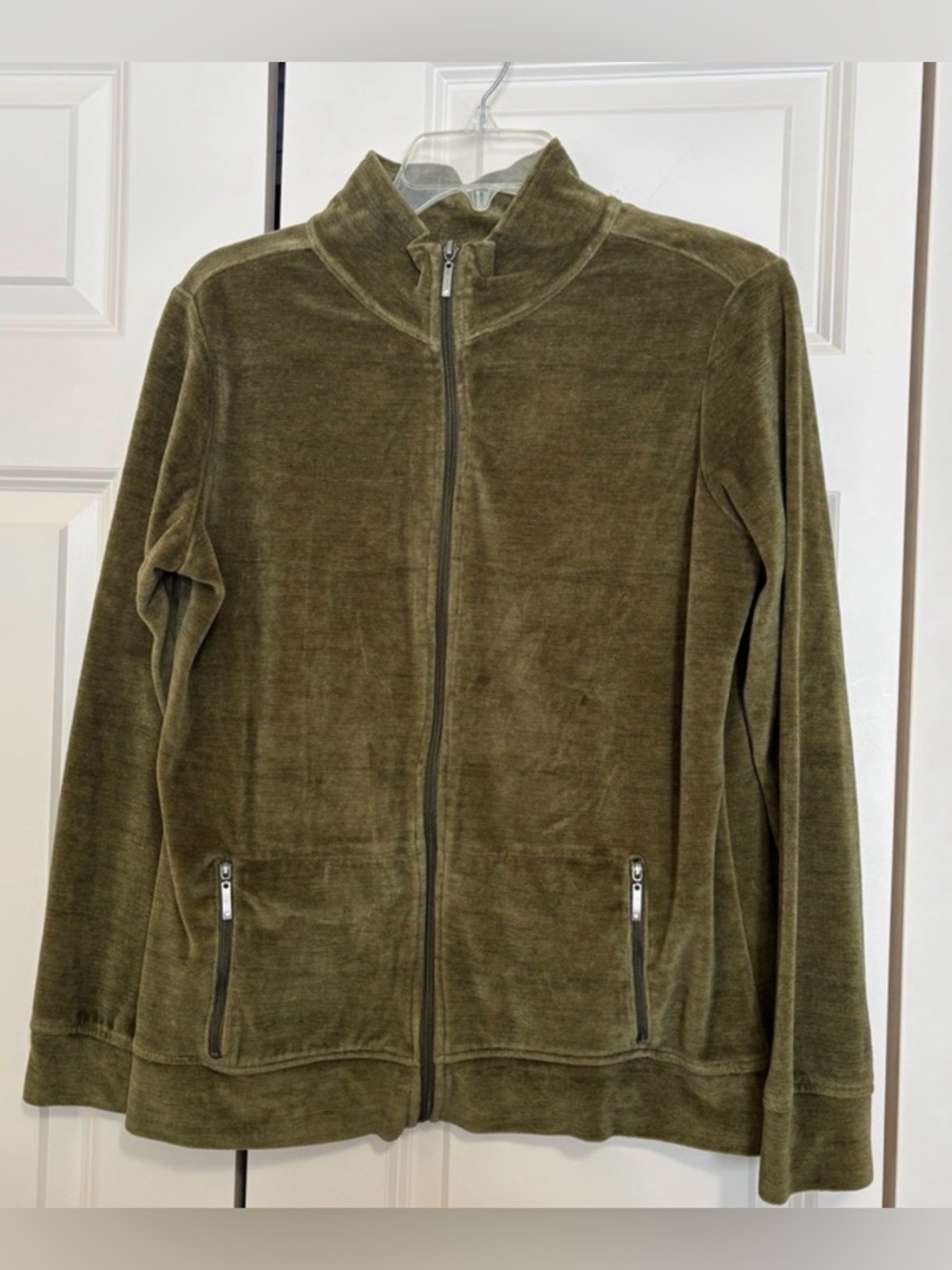 Merona Olive Green Casual Jacket sz L